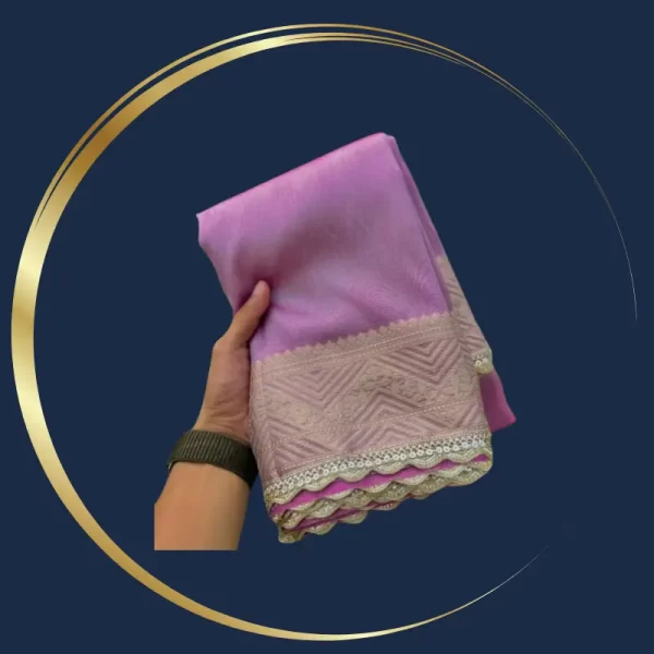 Banarasi Soft Silk Saree with Zari Woven Design