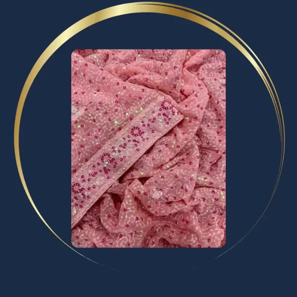 Celebrity Inspire Sequence Work Saree