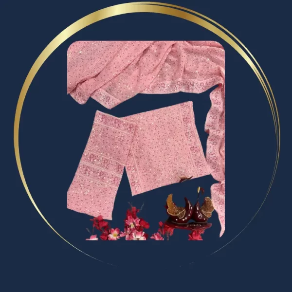 Celebrity Inspire Sequence Work Saree