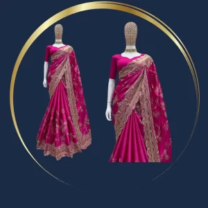 🌸 Heavy Designer Pink Saree by WishYourLove 🌸 Elevate your style with the New Launch Designer Saree by WishYourLove, crafted to add charm and sophistication to your wardrobe. Perfect for weddings, parties, and festive occasions, this saree is all about grace and glamour. ✨ Saree Highlights: Fabric: Soft Rangoli Silk – Known for its luxurious texture and comfort. Work: Beautiful thread embroidery with intricate sequence detailing for a dazzling look. 👚 Blouse Details: Fabric: Heavy Rangoli Silk Type: Unstitched, giving you the freedom to design your perfect fit. 🌟 Why Choose This Saree? ✅ Handcrafted in India – Support local artisans and craftsmanship. ✅ Factory-direct prices – High-quality elegance at an affordable cost. ✅ Versatile Style – Ideal for weddings, festive gatherings, and celebrations. 🎁 Special Offers You’ll Love: ✔ Free Shipping Nationwide ✔ Cash on Delivery Available ✔ Easy Returns for hassle-free shopping 💃 Whether you’re the bride, a bridesmaid, or simply looking to make a statement at an event, this designer pink saree is your go-to for timeless elegance. 📲 Order Now to add a touch of sophistication to your wardrobe with WishYourLove! What’s your favorite festive outfit? Let’s chat in the comments below! 👇 #DesignerSaree #WishYourLove #EthnicElegance #RangoliSilkSaree #WeddingStyle #FestiveFashion #MadeInIndia Heavy Designer Pink Saree by WishYourLove