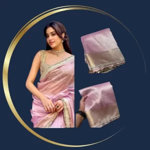 Banarasi Soft Silk Saree with Zari Woven Design