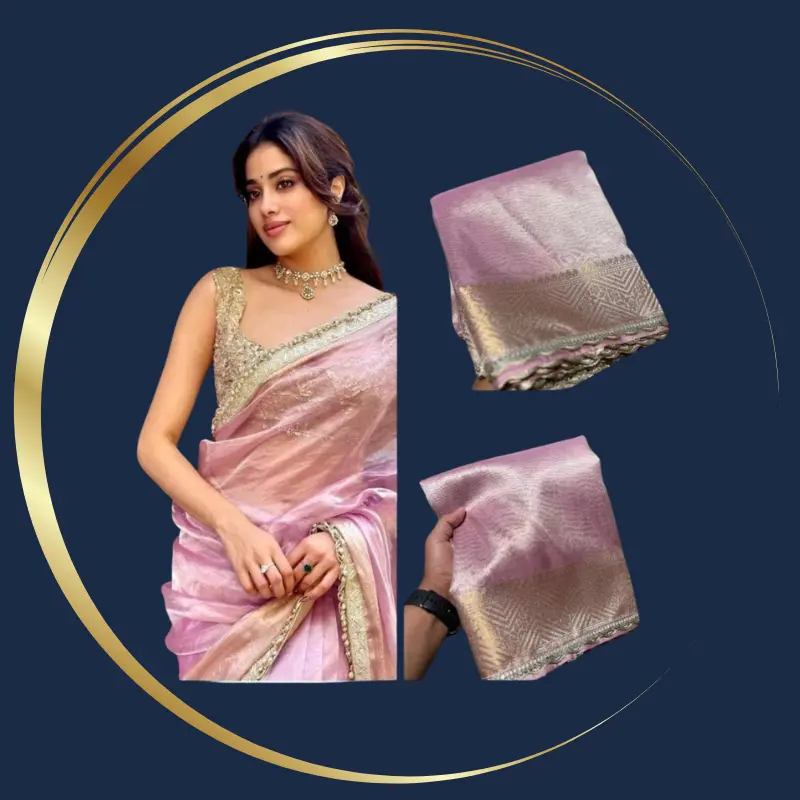 Banarasi Soft Silk Saree with Zari Woven Design