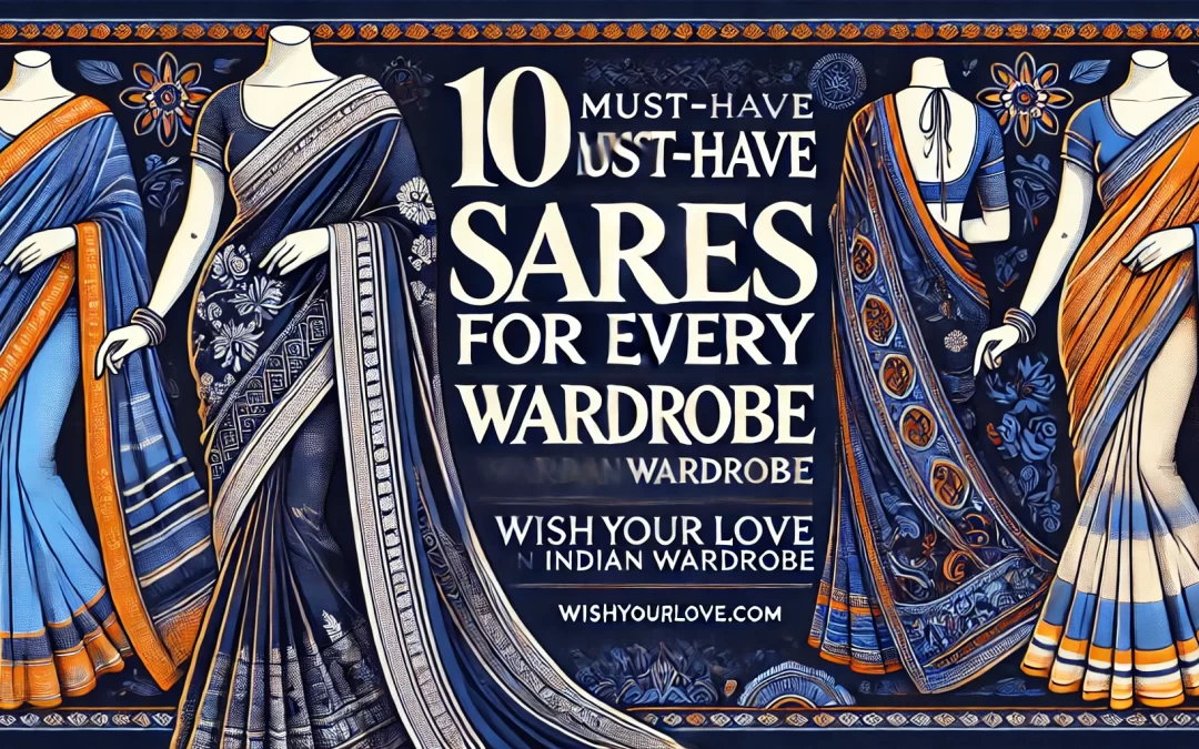 10 Must-Have Sarees for Every Indian Wardrobe