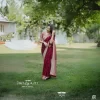 Women Banarasi Soft Lichi Silk Saree (Red)
