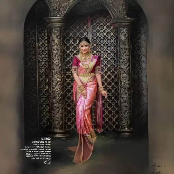 Women Banarasi Bollywood Jacquard Soft Silk Saree (Pink) – WishYourLove
