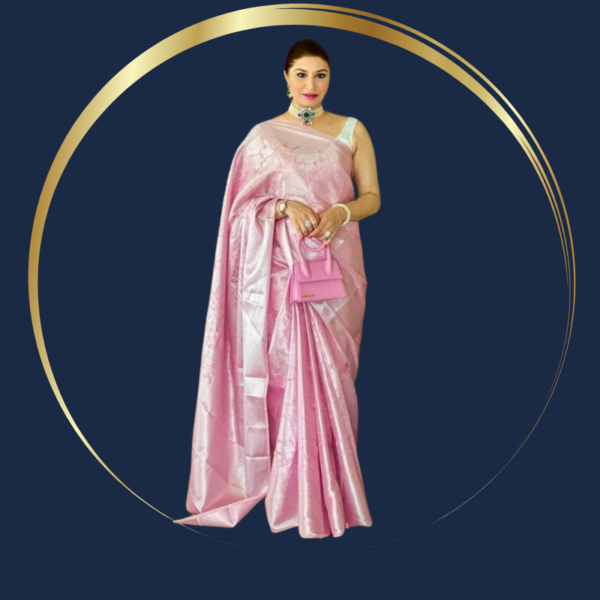 Soft Lichi Silk Saree