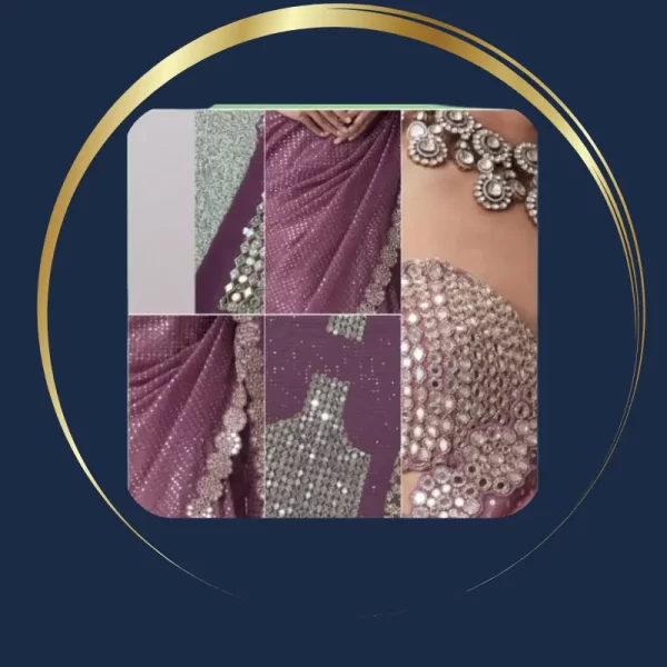 Bollywood Blockbuster Original Mirror Design Saree